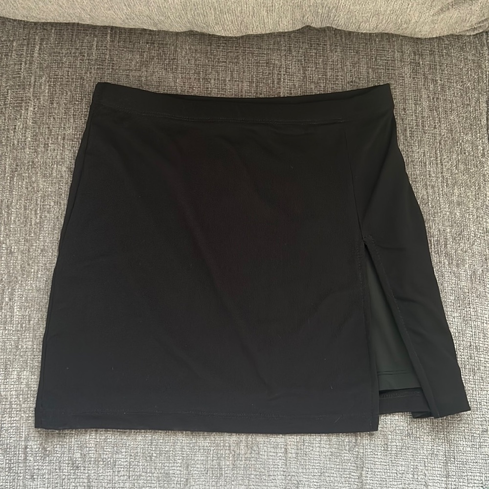 White fox skirt